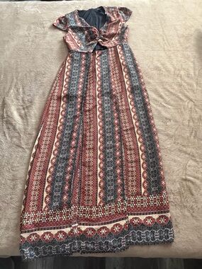 leset lauren maxi dress Lauren Halter Maxi Dress | LESET
